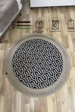 گلیم بژ پلی استر SİMEREV HALI HOME CONSEPT - کد 826034728