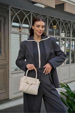 کیف دستی بژ زنانه سایز متوسط Madamra - کد 896587676