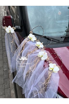 عقد و عروسی و حنابندان سفید ecrin tuhafiye hobi - کد 118629072