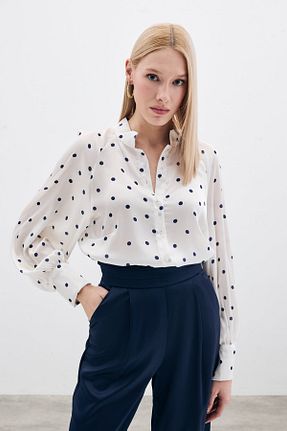 پیراهن سرمه ای زنانه Relaxed Sateen - کد 893790975