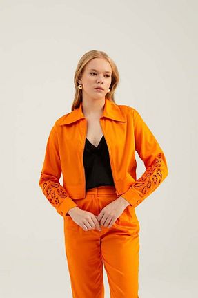کت نارنجی زنانه Comfort Naar - کد 875913234