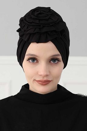 کلاه شنای حجاب مشکی زنانه Aisha