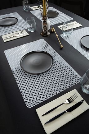 سرویس آمریکائی سفید مستطیل La Casa Art - کد 858655617