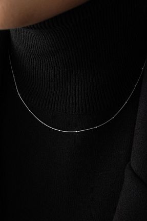 گردنبند استیل ( فولاد ) زنانه استیل ضد زنگ ByFlorya Jewelry - کد 804735555