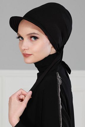کلاه شنای حجاب مشکی زنانه Aisha