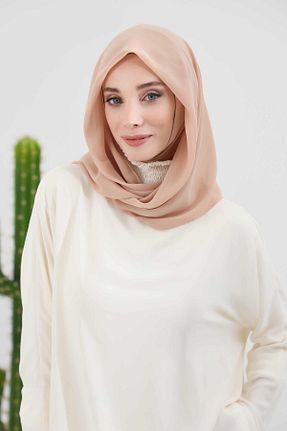 شال قهوه ای زنانه شیفون Aisha
