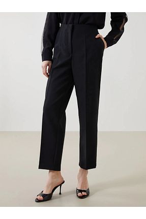 شلوار مشکی زنانه پاچه ساده LC Waikiki - کد 896886198