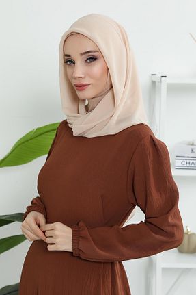 شال بژ زنانه شیفون Aisha