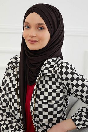 شال مشکی زنانه پنبه ای Aisha