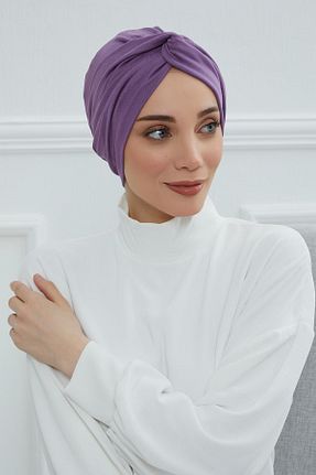 کلاه شنای حجاب بنفش زنانه Aisha