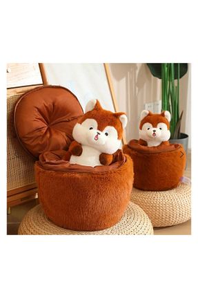 اسباب بازی مخملی قهوه ای بچه گانه 40 cm Happystore - کد 896887589