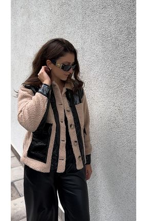 کاپشن بژ زنانه Bomber İzel Benli Butik - کد 896889162