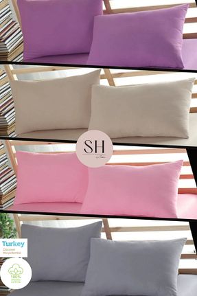 روکش بالش صورتی پنبه ای Sheri Home - کد 759992198
