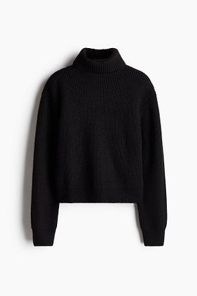 پلیور مشکی زنانه Saç Örgü H&M - کد 917357665