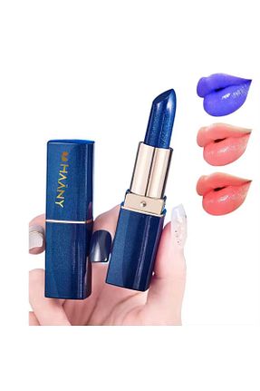 رژ لب آبی سایز اورجینال HAANY - کد 898393425