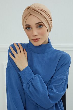 کلاه شنای حجاب قهوه ای زنانه Aisha