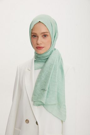 شال سبز زنانه پنبه ای Armine - کد 356607640