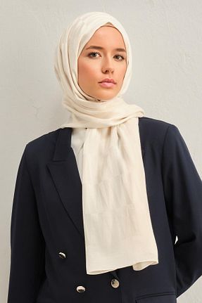 شال طوسی زنانه پنبه ای Armine - کد 892461899