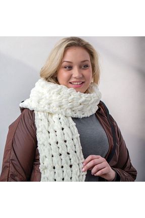 شال گردن بژ زنانه پارچه SMYY - کد 208360090