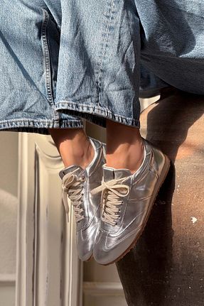 کفش اسنیکر زنانه بند دار NİŞANTAŞI SHOES - کد 896839684