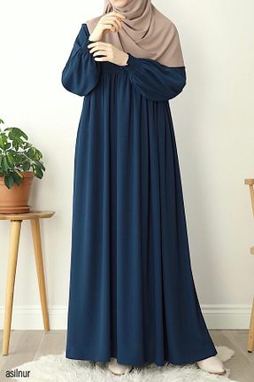 لباس حجاب آبی زنانه رگولار ASİLNUR - کد 876146969