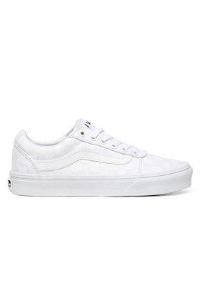 کفش اسنیکر سفید زنانه بند دار Vans - کد 36547195
