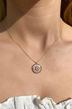 گردنبند نقره طلائی زنانه 925 عیار Spossy Silver Jewelry - کد 896927205