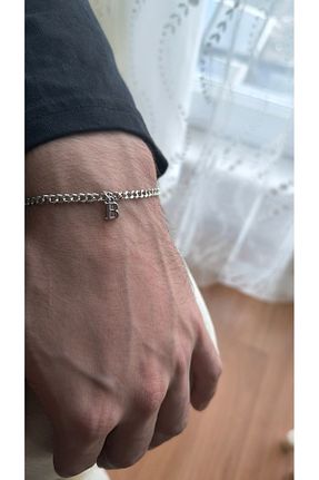 دستبند نقره سفید مردانه 925 عیار anadolusilver - کد 881903365