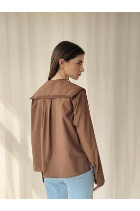 پیراهن قهوه ای زنانه رگولار Retrobird - کد 896943254