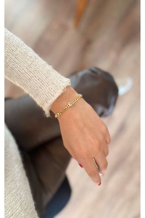 دستبند جواهر طلائی زنانه زیرکن Sacha Accessories - کد 896804839
