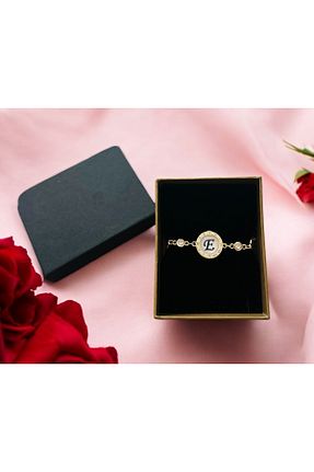 دستبند استیل (فولاد) طلائی زنانه استیل (فولاد) İthal - کد 896940689
