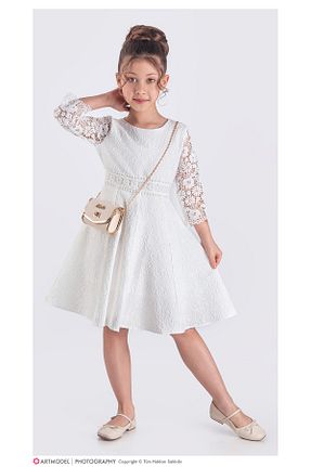 لباس سفید بچه گانه بافتنی Zaziko Kids - کد 897837995