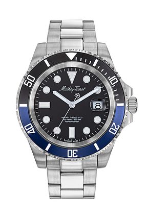 ساعت مچی مشکی مردانه 43 میلی متر Mathey-Tissot - کد 88501557
