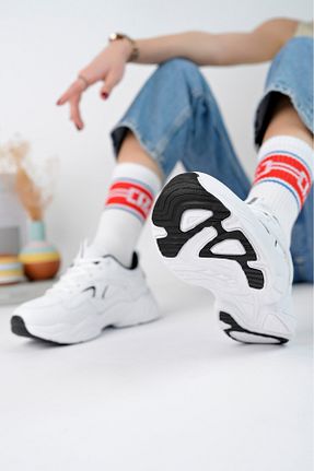 کفش اسنیکر رنگی زنانه بند دار McDark - کد 896979660