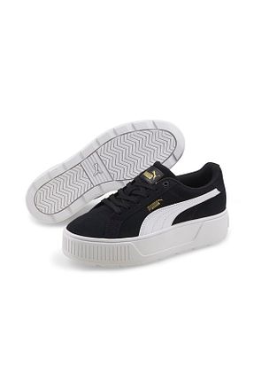 کفش اسنیکر مشکی زنانه بند دار Puma - کد 229113977