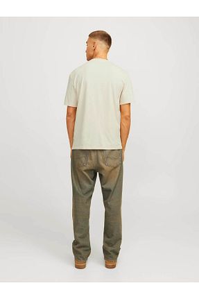 تیشرت بژ مردانه رگولار Jack & Jones - کد 867770007