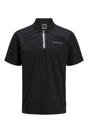تیشرت مشکی مردانه یقه پولو Jack & Jones - کد 893398271