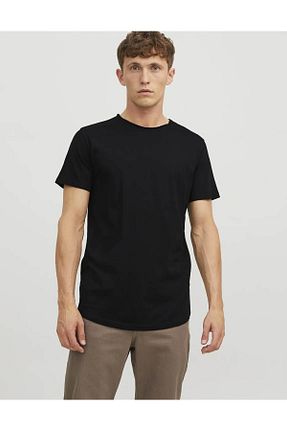 تیشرت مشکی مردانه یقه دوچرخه Jack & Jones - کد 453549048