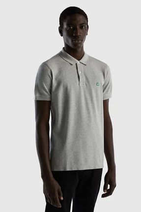 پولوشرت طوسی مردانه %100 پنبه United Colors of Benetton - کد 654188954