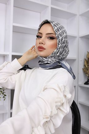 روسری سفید پنبه ای HAR-UM Ticaret - کد 897005284