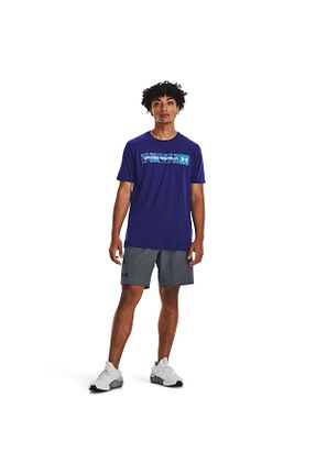 تیشرت آبی مردانه یقه دوچرخه Under Armour - کد 634682051