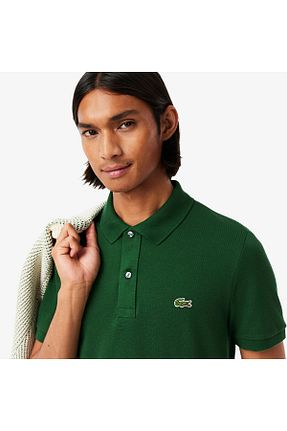 پولوشرت سبز مردانه پنبه ای Lacoste - کد 3069383