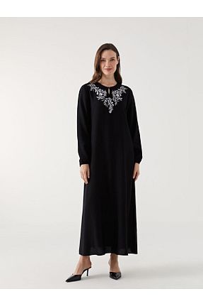 لباس مشکی زنانه بافتنی LC Waikiki - کد 894838041