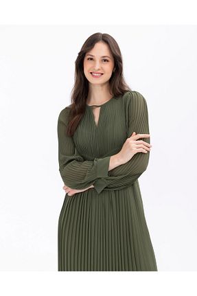 لباس سبز زنانه بافتنی SEÇİL - کد 814524454