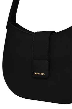 کیف دوشی مشکی زنانه چرم مصنوعی Nautica - کد 894896368