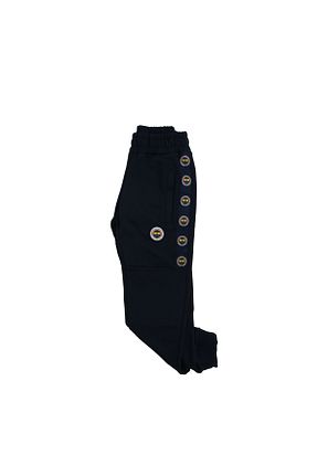 پائین تنه گرمکن اسپرت سرمه ای بچه گانه پاچه کش دار Fenerbahçe - کد 896498464