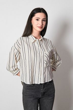 پیراهن طوسی زنانه رگولار Fullamoda - کد 894816569