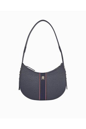 کیف دوشی سرمه ای زنانه چرم مصنوعی Tommy Hilfiger - کد 883802148