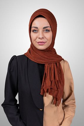 شال نارنجی زنانه پنبه ای Şalcenneti.com - کد 894894043