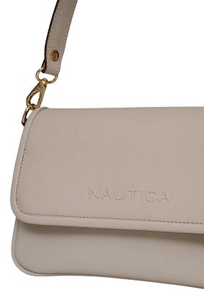 کیف دوشی طوسی زنانه چرم مصنوعی Nautica - کد 894878413